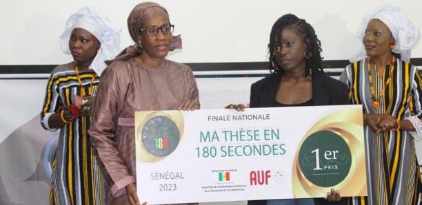 Mame Niny Senghor de l’Ugb remporte le prix ‘’Ma Thèse en 180 secondes’’